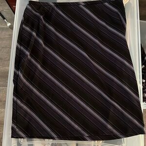 Purple and black skirt